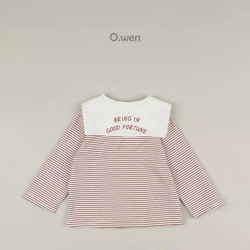 O Wen - Korean Children Fashion - #magicofchildhood - Bebe Sailor Collar Tee - 6