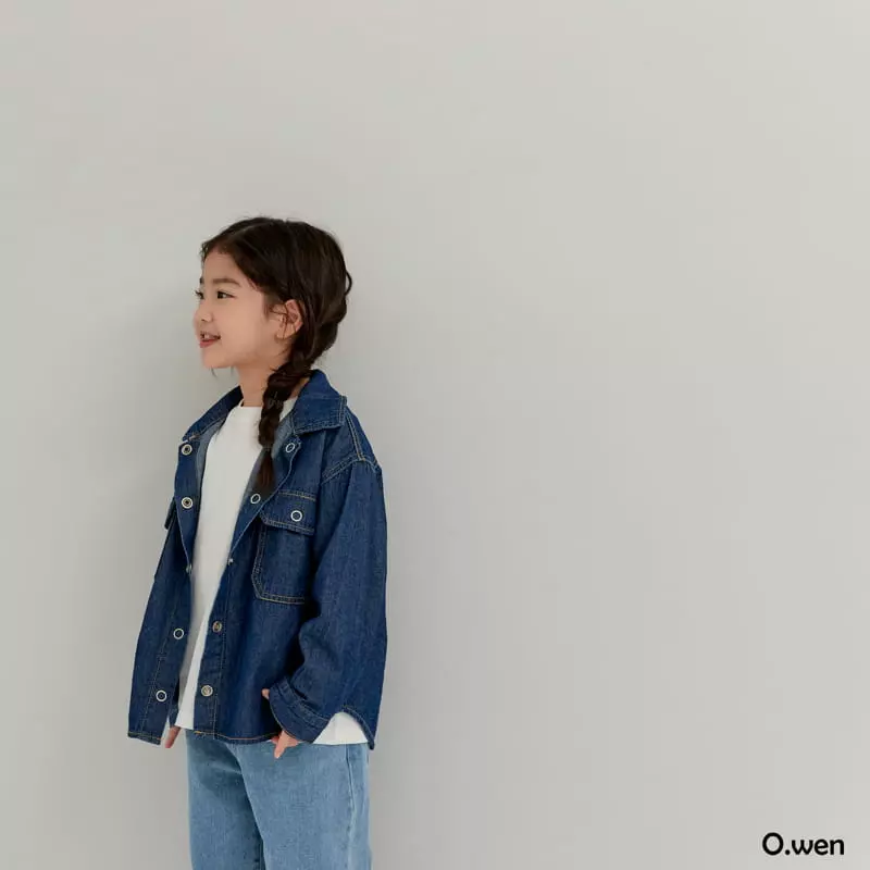 O Wen - Korean Children Fashion - #magicofchildhood - 1616 Denim Shirt - 6