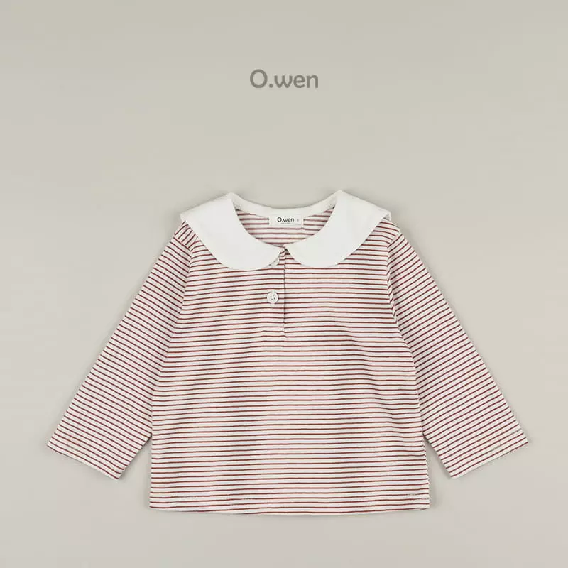 O Wen - Korean Children Fashion - #minifashionista - Bebe Sailor Collar Tee - 7