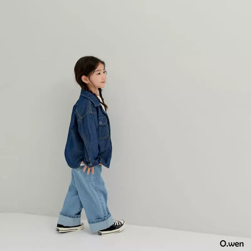 O Wen - Korean Children Fashion - #prettylittlegirls - 1616 Denim Shirt - 8