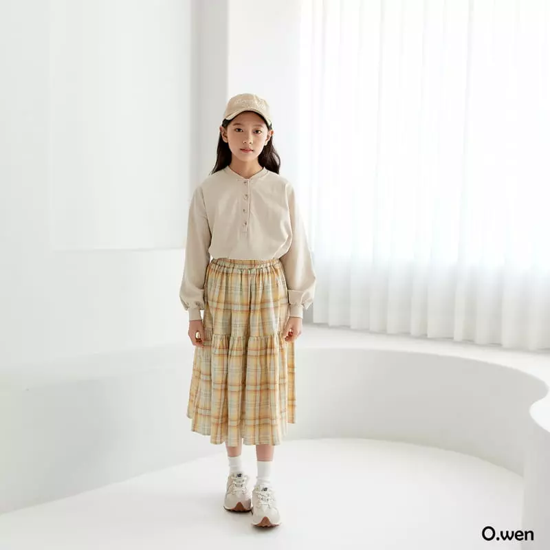 O Wen - Korean Children Fashion - #prettylittlegirls - Spring Check Skirt - 7