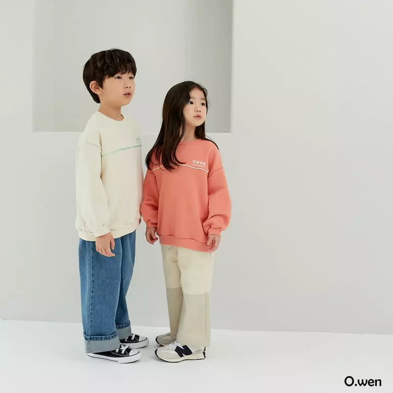 O Wen - Korean Children Fashion - #stylishchildhood - Color pping Stripes Sweatshirt - 3