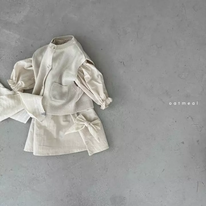 Oatmeal - Korean Children Fashion - #childofig - Adel Smocked One-piece - 9