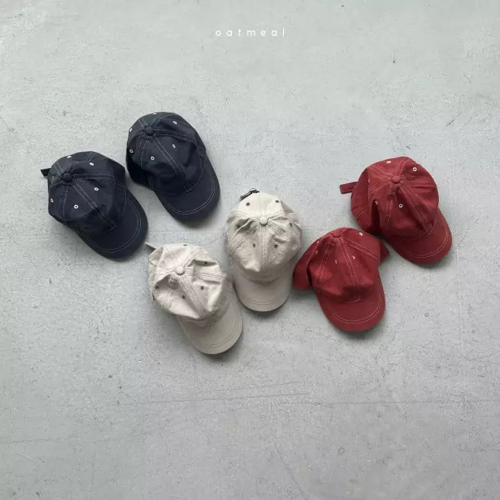 Oatmeal - Korean Children Fashion - #childofig - Pepper Vintage Ball Cap