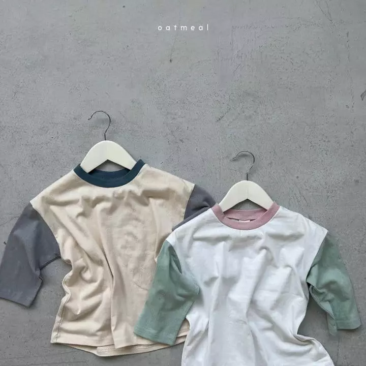 Oatmeal - Korean Children Fashion - #childrensboutique - Ander Round Tee