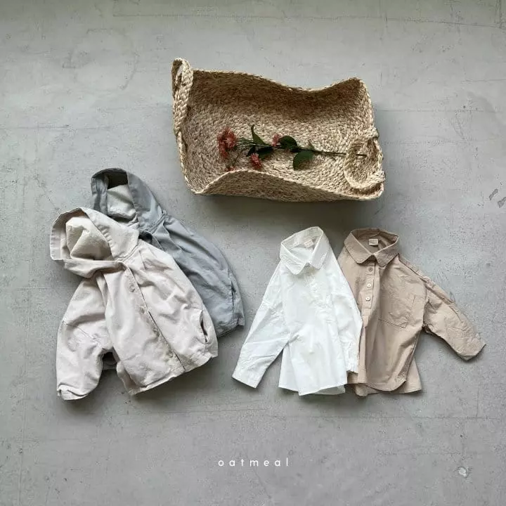 Oatmeal - Korean Children Fashion - #childrensboutique - Mos Hoody Jacket - 11