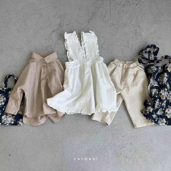 Oatmeal - Korean Children Fashion - #designkidswear - Wiz Flower Eco Bag - 5