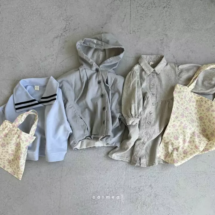 Oatmeal - Korean Children Fashion - #kidsshorts - Maybe Collar One-piece - 12