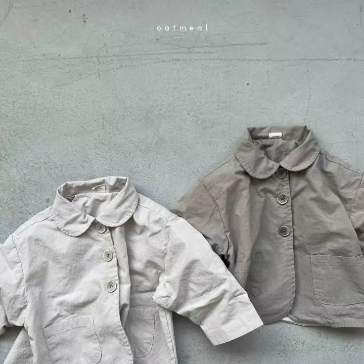 Oatmeal - Korean Children Fashion - #kidsstore - Lev Jacket