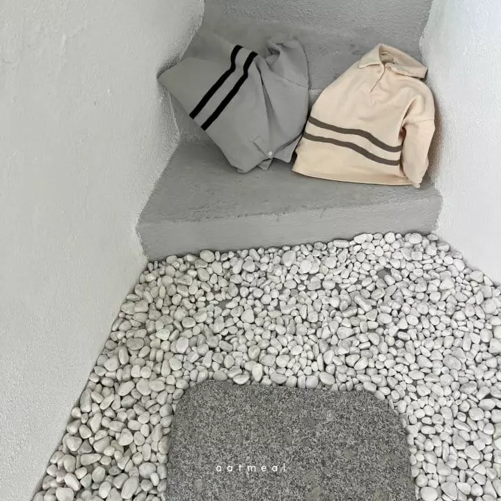 Oatmeal - Korean Children Fashion - #kidzfashiontrend - Pico Collar Sweatshirt - 5