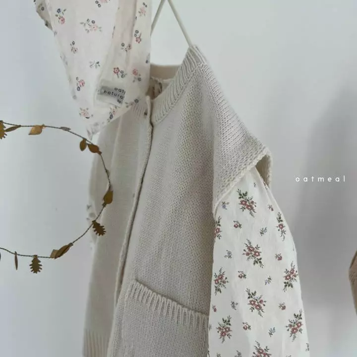 Oatmeal - Korean Children Fashion - #Kfashion4kids - Nova Flower One-piece - 4