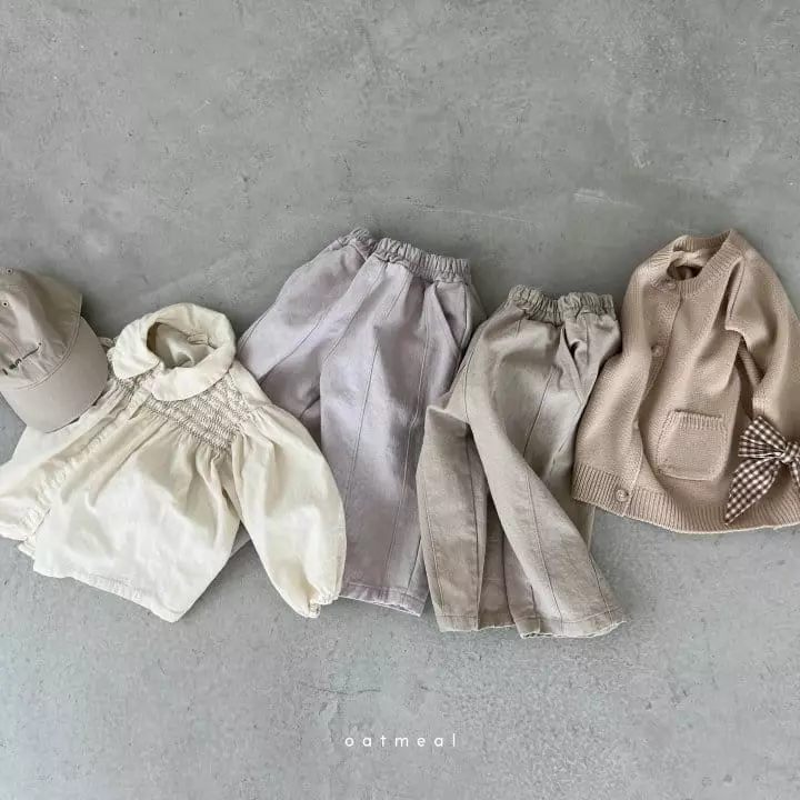 Oatmeal - Korean Children Fashion - #magicofchildhood - Judy Slit Pants - 9