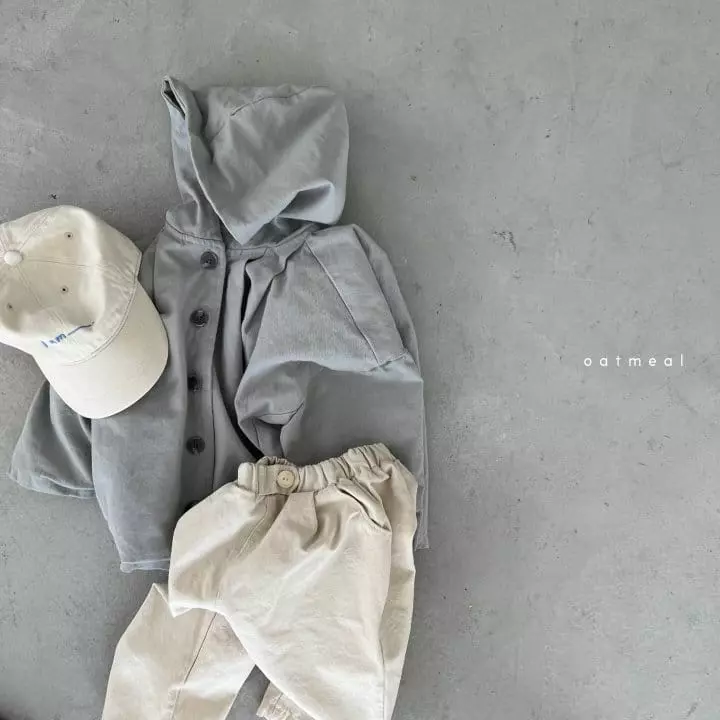 Oatmeal - Korean Children Fashion - #littlefashionista - Mos Hoody Jacket - 4