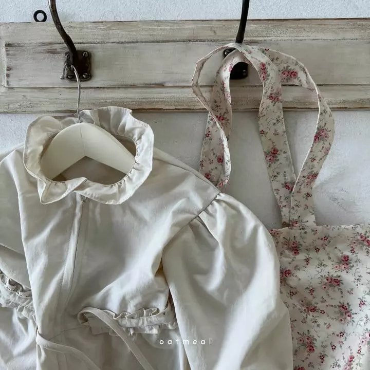 Oatmeal - Korean Children Fashion - #prettylittlegirls - Mer Frill Jacket - 5