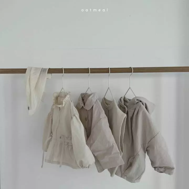 Oatmeal - Korean Children Fashion - #stylishchildhood - Ov Knit Cardigan - 7