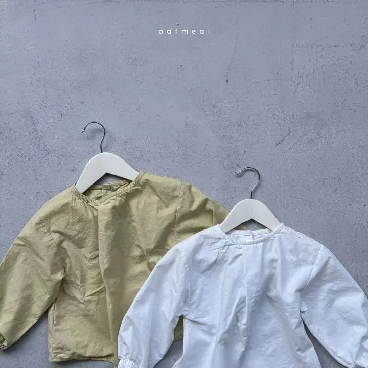 Oatmeal - Korean Children Fashion - #stylishchildhood - Franc Sua Blouse