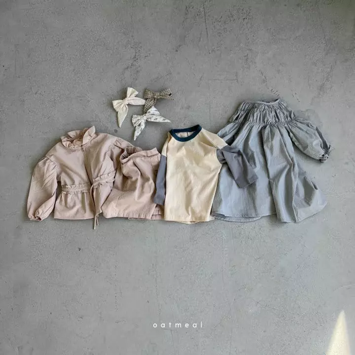 Oatmeal - Korean Children Fashion - #toddlerclothing - Mer Frill Jacket - 7