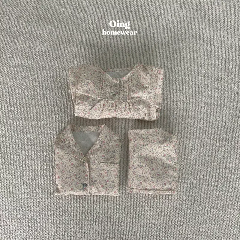 Oing - Korean Children Fashion - #Kfashion4kids - Sliming Top Bottom Set - 5