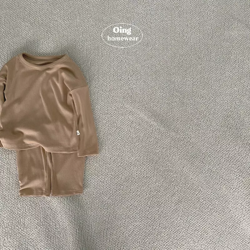 Oing - Korean Children Fashion - #childofig - Comfortable Top Bottom Set - 5