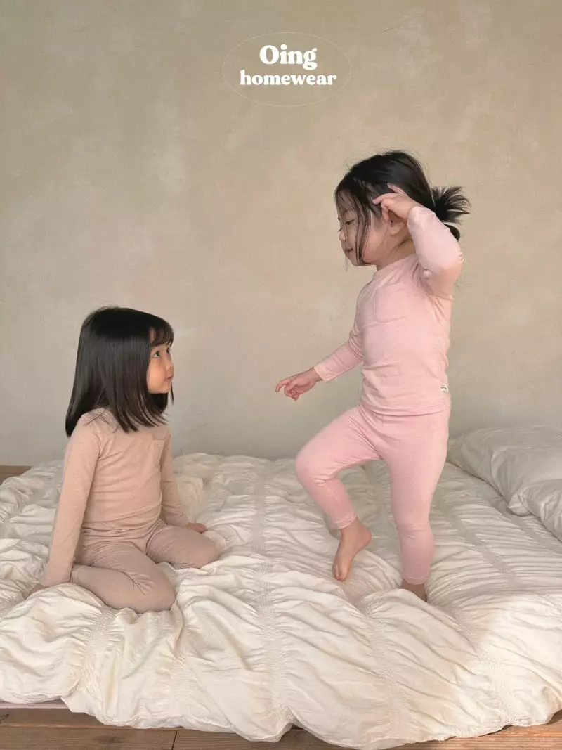 Oing - Korean Children Fashion - #childrensboutique - Milk Top Bottom Set - 10