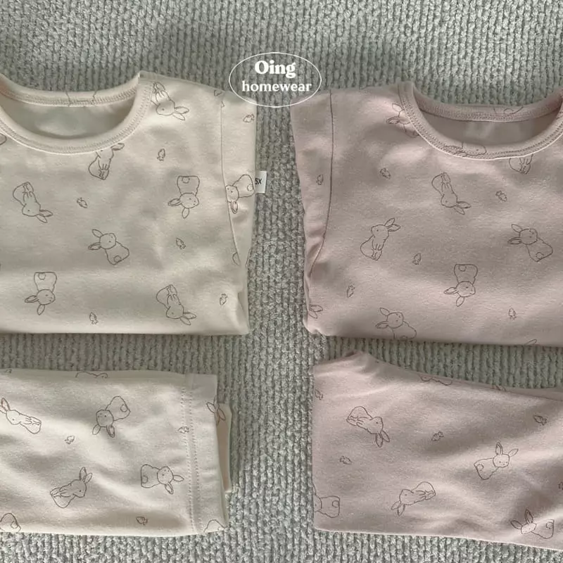 Oing - Korean Children Fashion - #childrensboutique - Barnie Top Bottom Set - 7