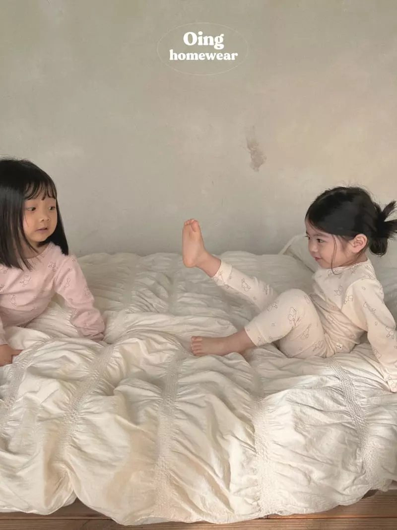 Oing - Korean Children Fashion - #discoveringself - Barnie Top Bottom Set - 9