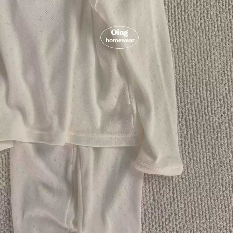 Oing - Korean Children Fashion - #Kfashion4kids - Cloud Top Bottom Set - 4