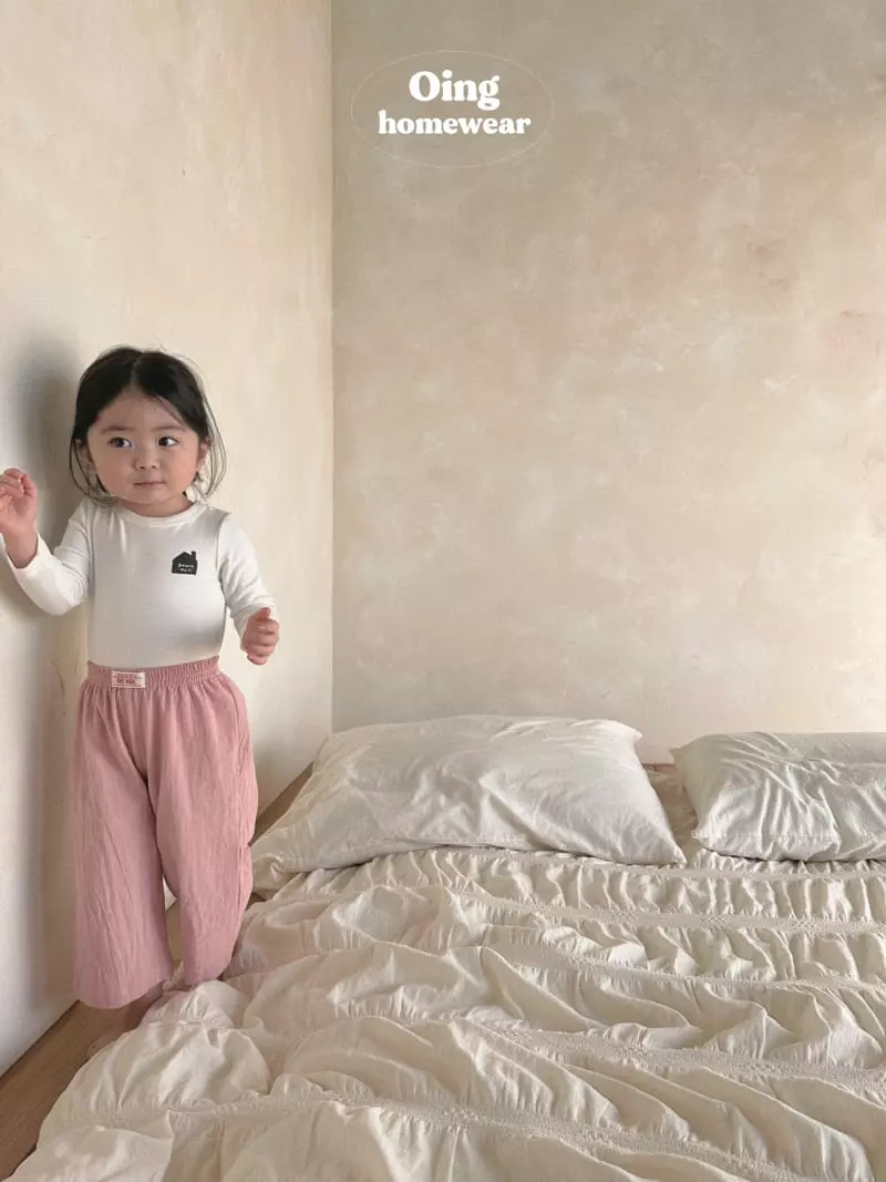 Oing - Korean Children Fashion - #magicofchildhood - Label Pajama Pants - 10