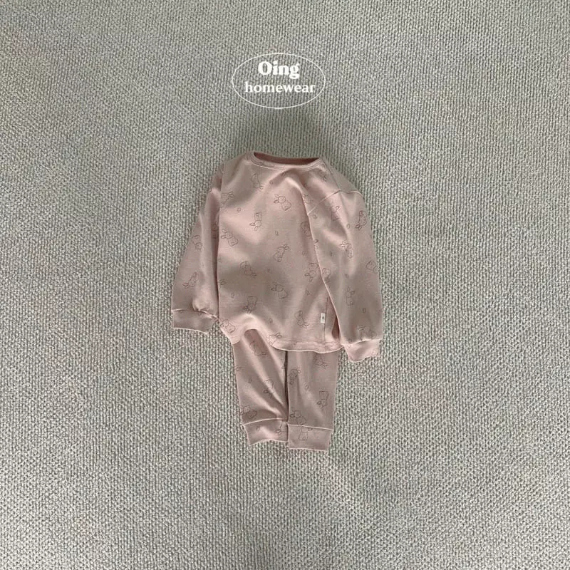 Oing - Korean Children Fashion - #minifashionista - Barnie Top Bottom Set
