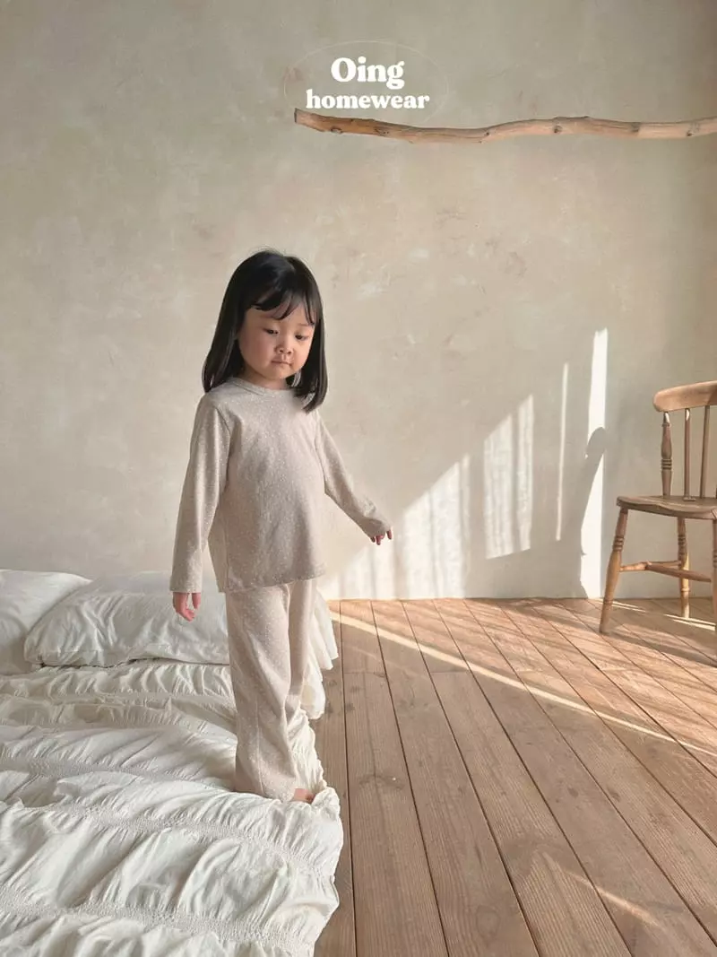 Oing - Korean Children Fashion - #minifashionista - Basic Dot Top Bottom Set - 7
