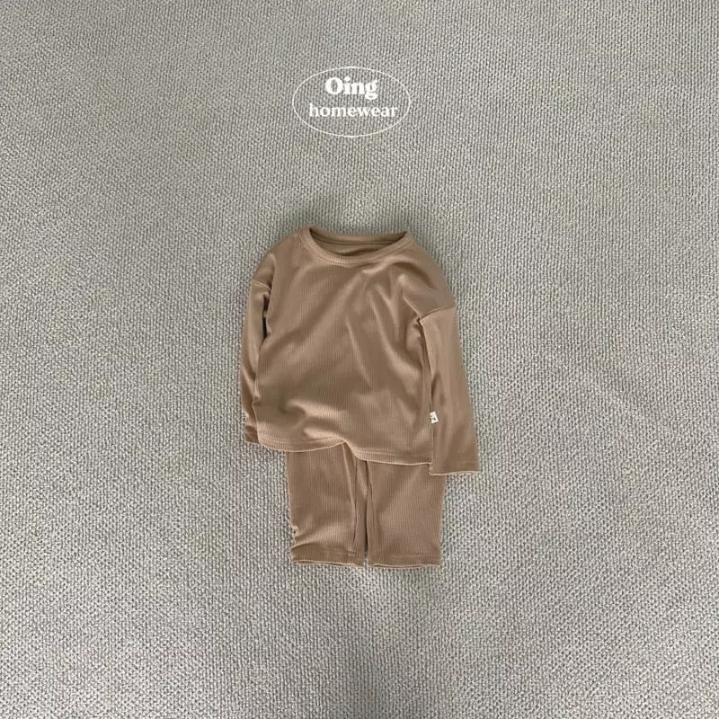 Oing - Korean Children Fashion - #prettylittlegirls - Comfortable Top Bottom Set