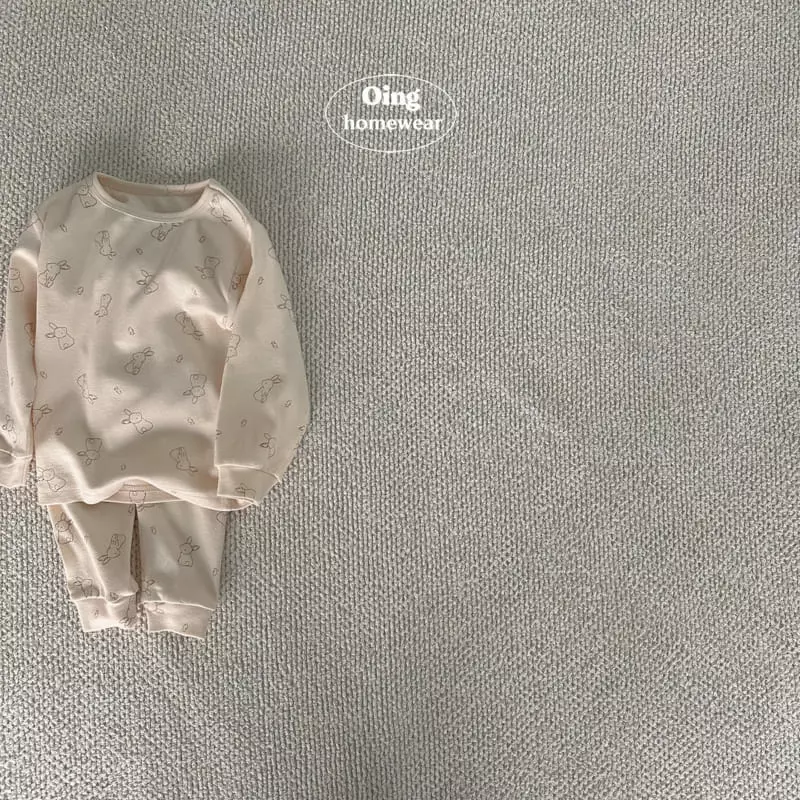 Oing - Korean Children Fashion - #stylishchildhood - Barnie Top Bottom Set - 5