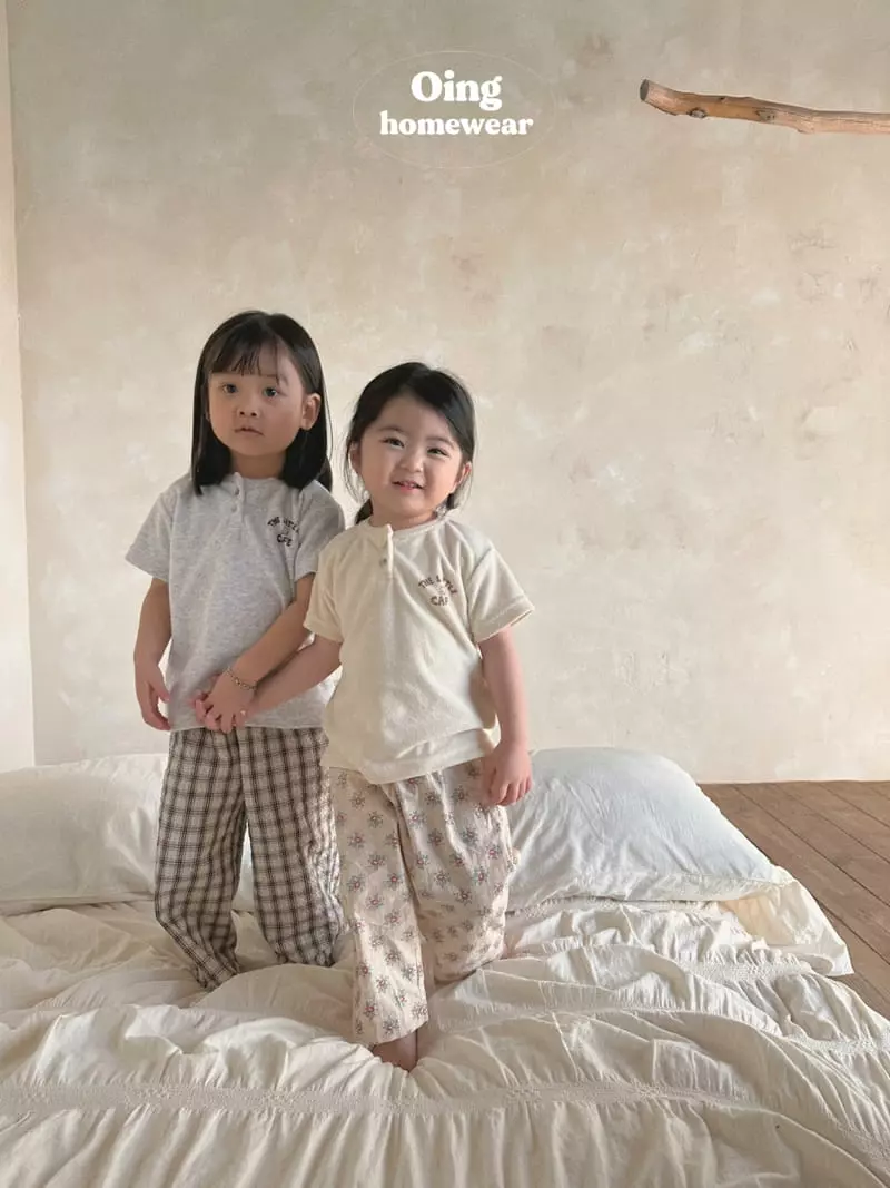 Oing - Korean Children Fashion - #todddlerfashion - Towel Top Bottom Set - 11