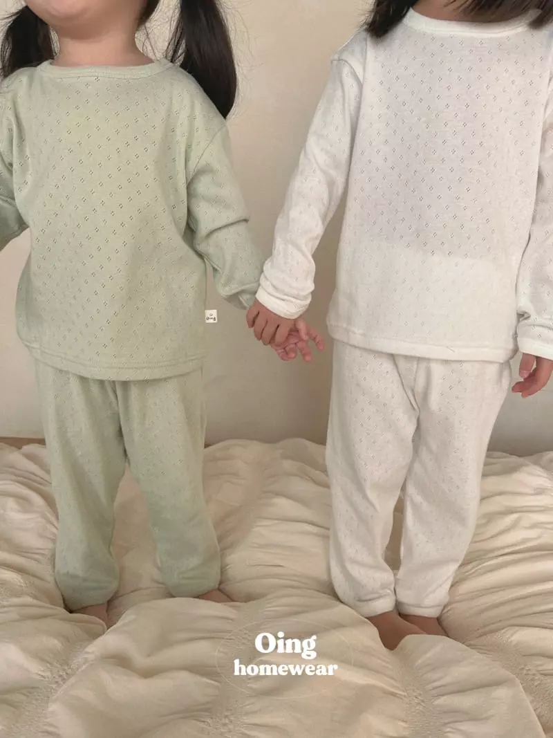 Oing - Korean Children Fashion - #todddlerfashion - Cloud Top Bottom Set - 8