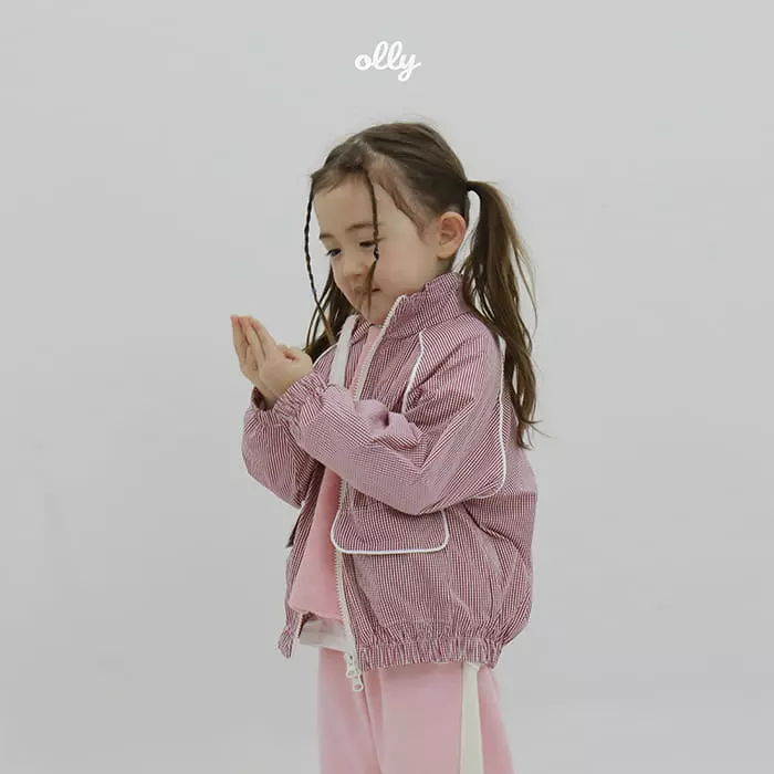 Ollymarket - Korean Children Fashion - #fashionkids - Check Jacket with Mom - 10