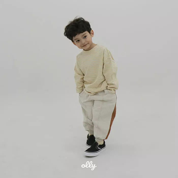 Ollymarket - Korean Children Fashion - #fashionkids - Two Tone Pants - 5