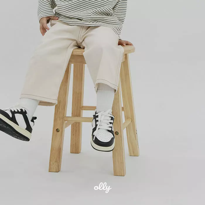 Ollymarket - Korean Children Fashion - #fashionkids - Stitch Pants - 3