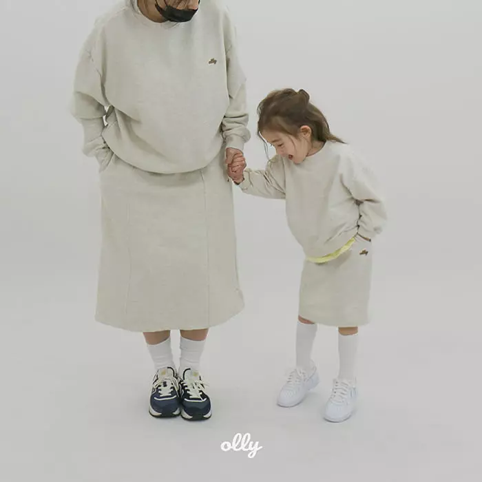 Ollymarket - Korean Children Fashion - #kidsshorts - Olly Pintuck Skirt with Mom - 9