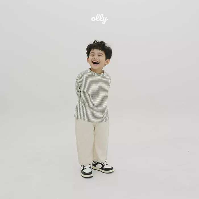 Ollymarket - Korean Children Fashion - #kidsstore - Stripes Tee - 4