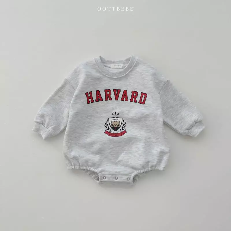 Oott Bebe - Korean Baby Fashion - #babylifestyle - Havard Bear Bodysuit