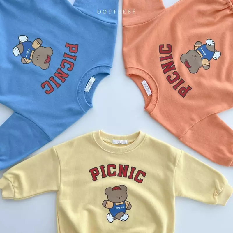 Oott Bebe - Korean Baby Fashion - #babyoninstagram - Picnic Bodysuit - 5