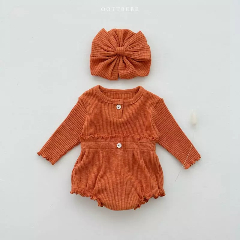 Oott Bebe - Korean Baby Fashion - #babyoutfit - Macaroon Bloomer SET - 5