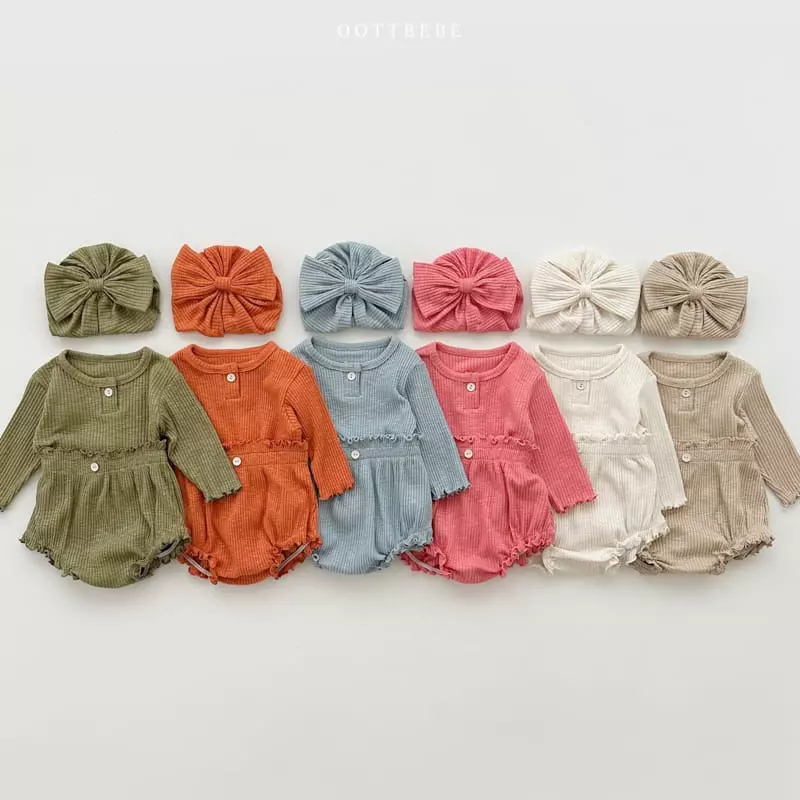 Oott Bebe - Korean Baby Fashion - #onlinebabyboutique - Macaroon Ribbon Turban - 7