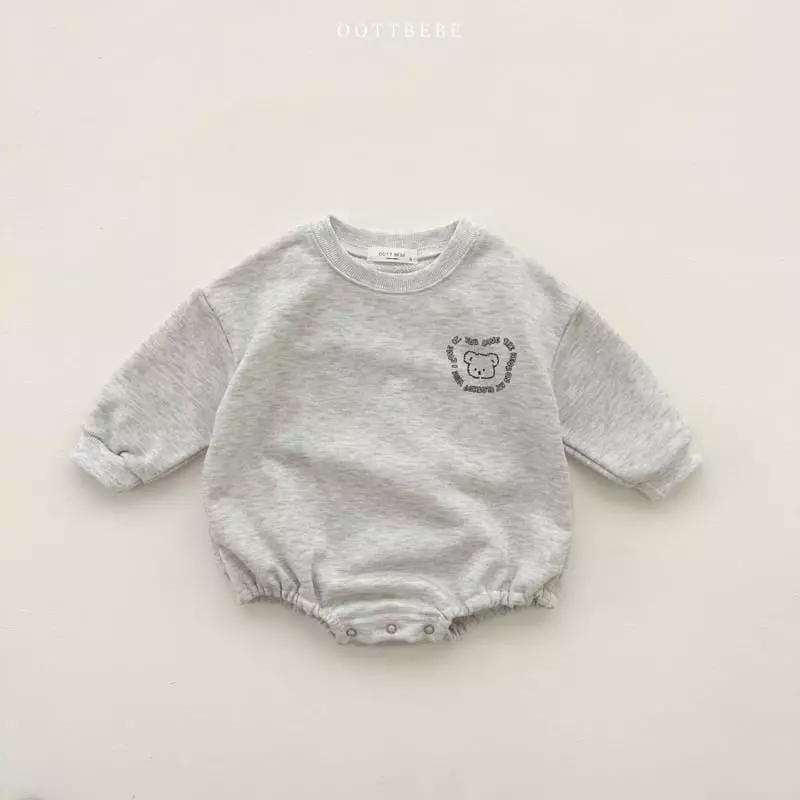 Oott Bebe - Korean Baby Fashion - #smilingbaby - Lettering Bodysuit