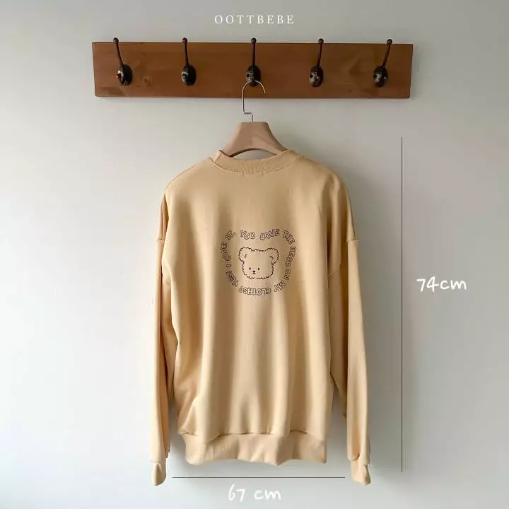 Oott Bebe - Korean Children Fashion - #Kfashion4kids - Lettering Sweatshirt with Mom - 12