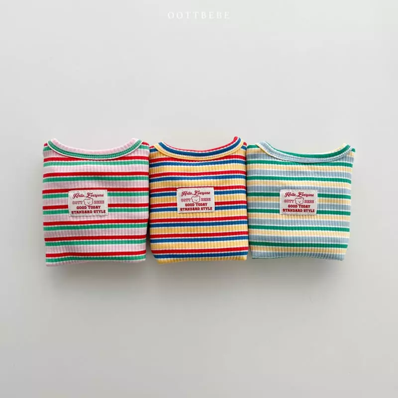 Oott Bebe - Korean Children Fashion - #prettylittlegirls - Tomato Rib Easywear - 4