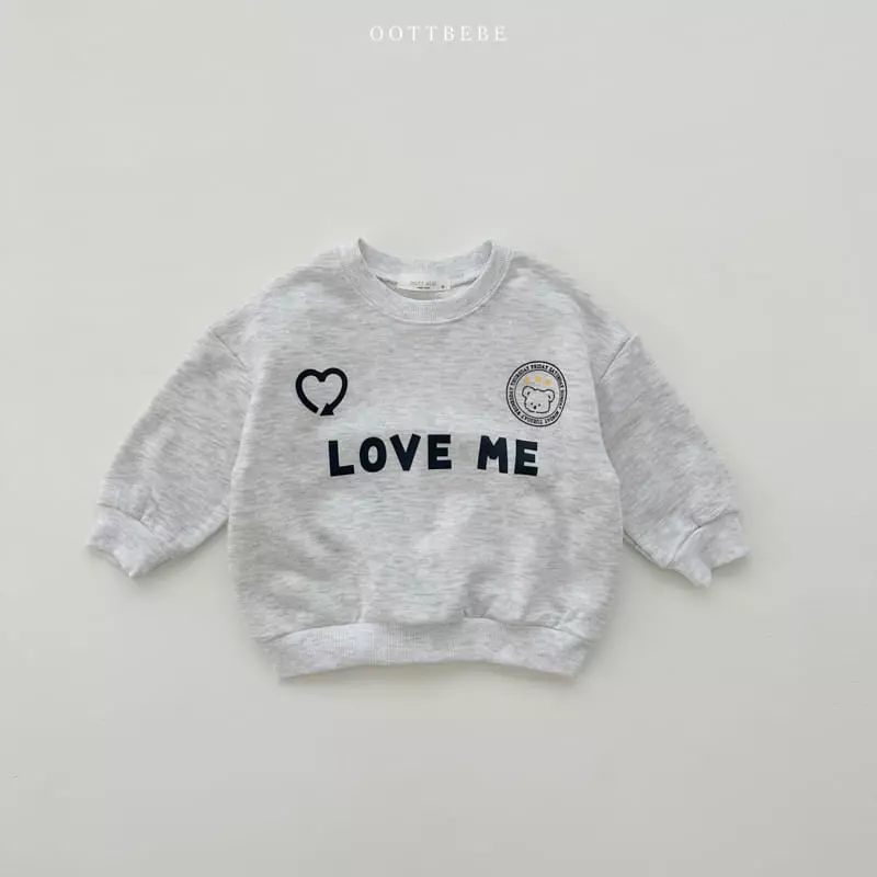 Oott Bebe - Korean Children Fashion - #childofig - Love Me Heart Sweatshirt with Mom - 2