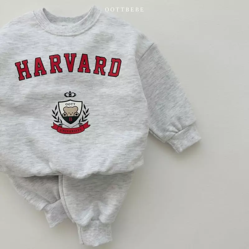 Oott Bebe - Korean Children Fashion - #childofig - Havard Bear Top Bottom Set - 10