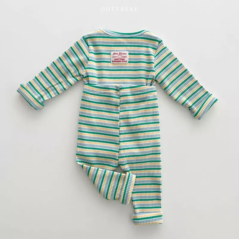 Oott Bebe - Korean Children Fashion - #designkidswear - Tomato Rib Easywear - 7