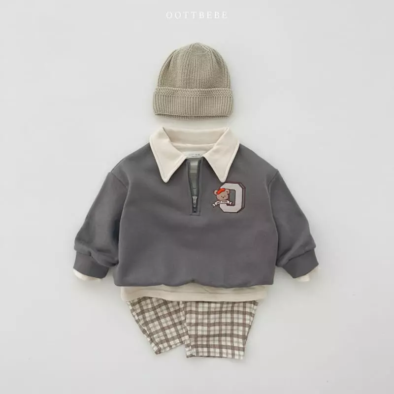 Oott Bebe - Korean Children Fashion - #discoveringself - Basic Check Pants - 4
